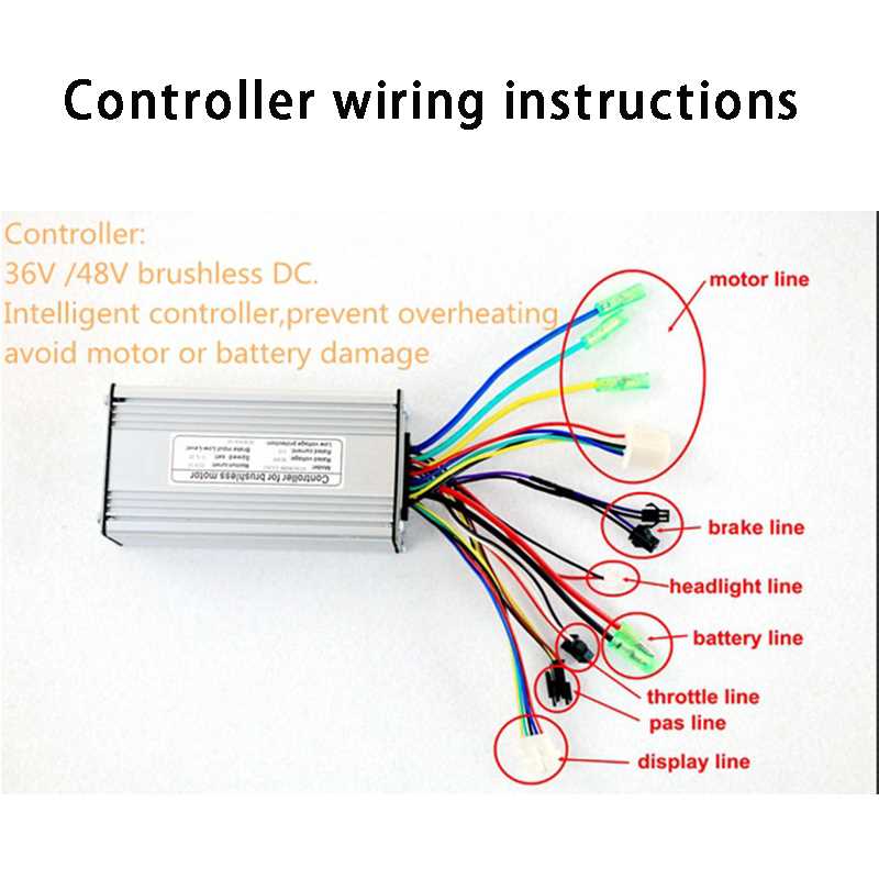 Understanding The Wiring Diagram For A 36V Brushless Motor Controller