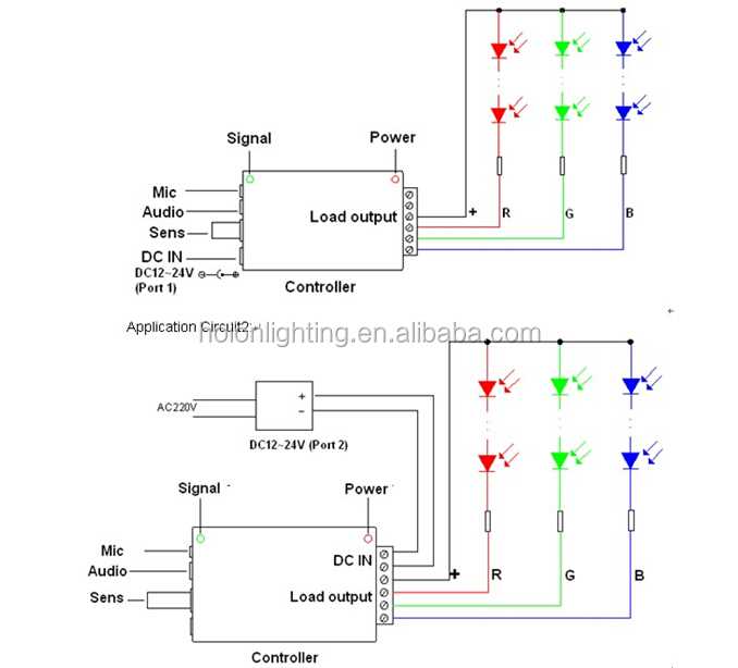 How To Build An Rgb Led Controller Circuit Diagram For Stunning