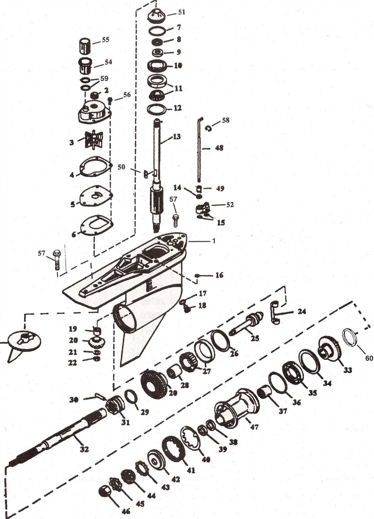 Understanding The Mercruiser Alpha One Lower Unit Diagram A