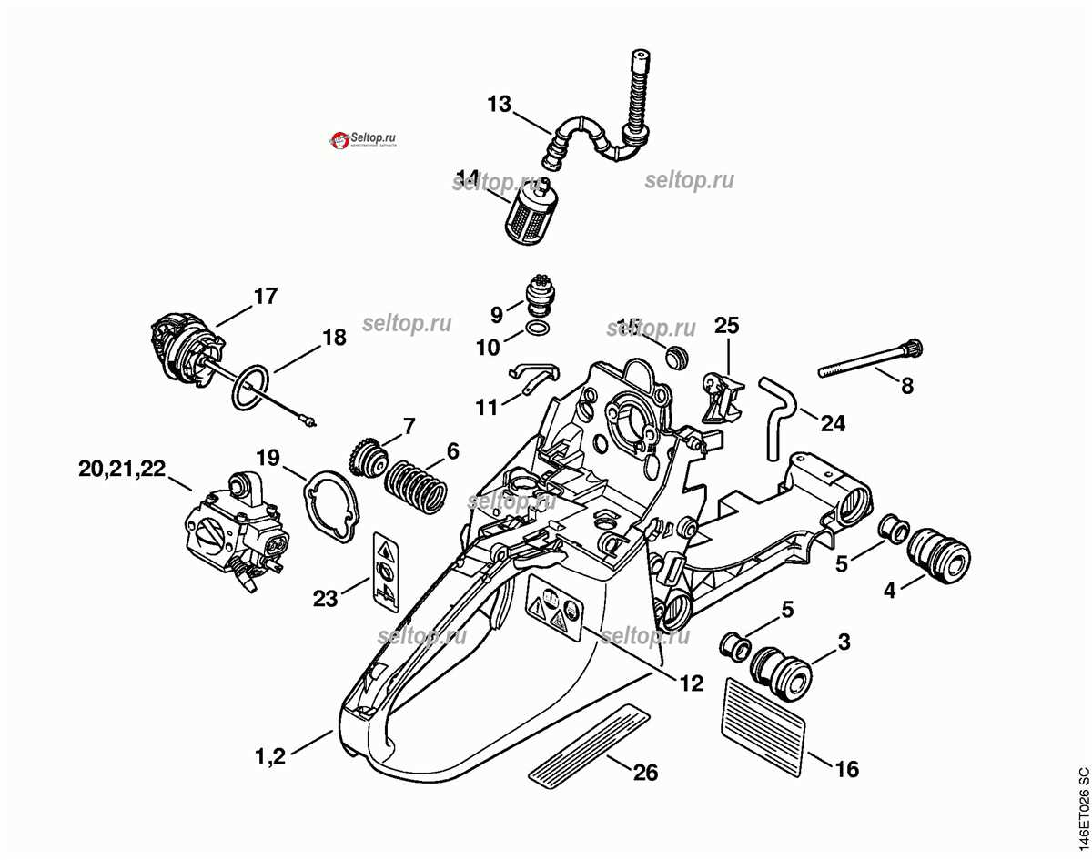 Demystifying The Stihl MS310 Chainsaw Parts A Comprehensive Diagram Guide